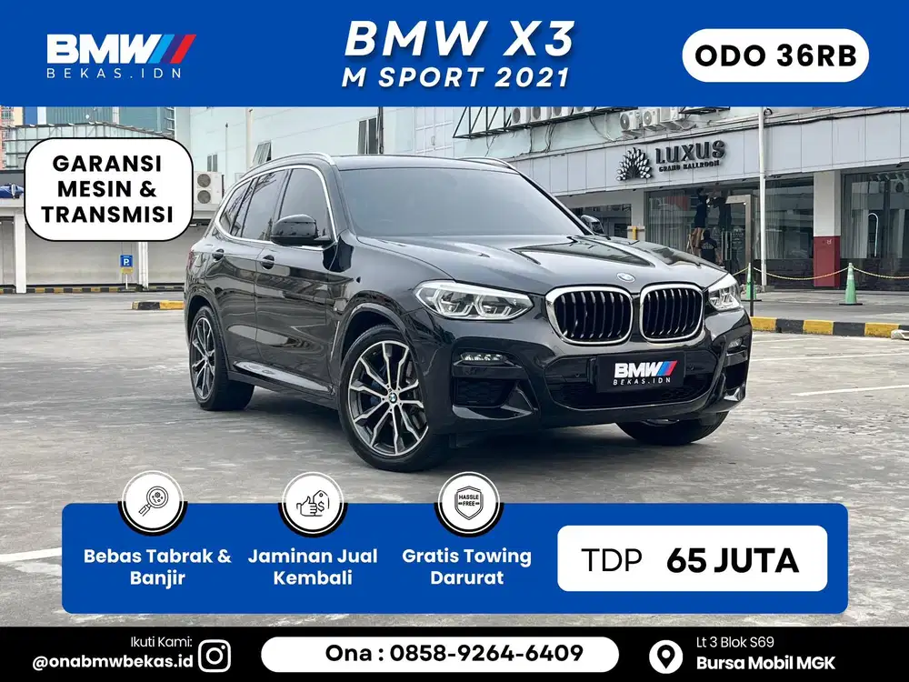 BMW X3 2021 M Sport Service Record