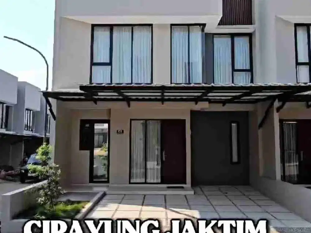 Rumah Cluster Ready Stock Dekat McD Cipayung, LRT Ciracas, Toll Bambu Apus, Mabes TNI AU, TMII, Nizamia School