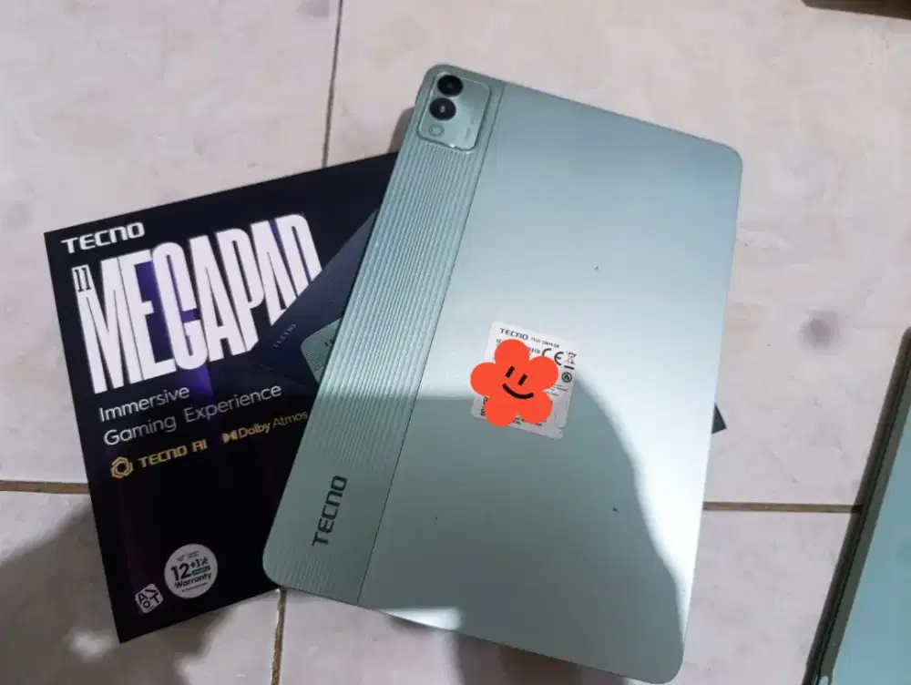 Techno Megapad 11 8/256 4G, Lengkap