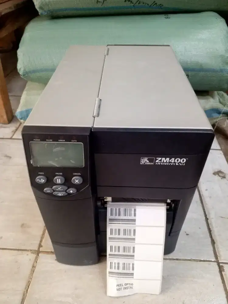 Zebra ZM400 Printer Barcode Label Industrial