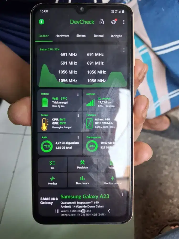Samsung a23 4g sein ram 6 128 gb