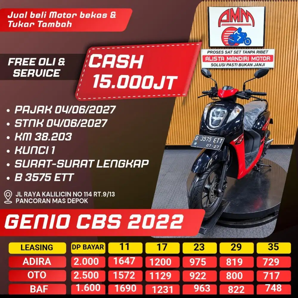 GENIO CBS 2022 PAJAK HIDUP CASH / KREDIT ALISTA