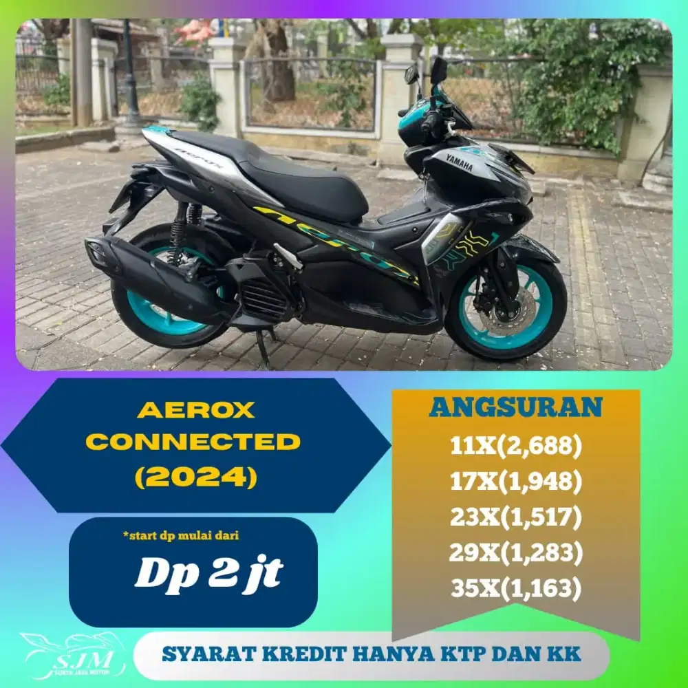 YAMAHA AEROX CONNECTED 2024 MESIN HALUS