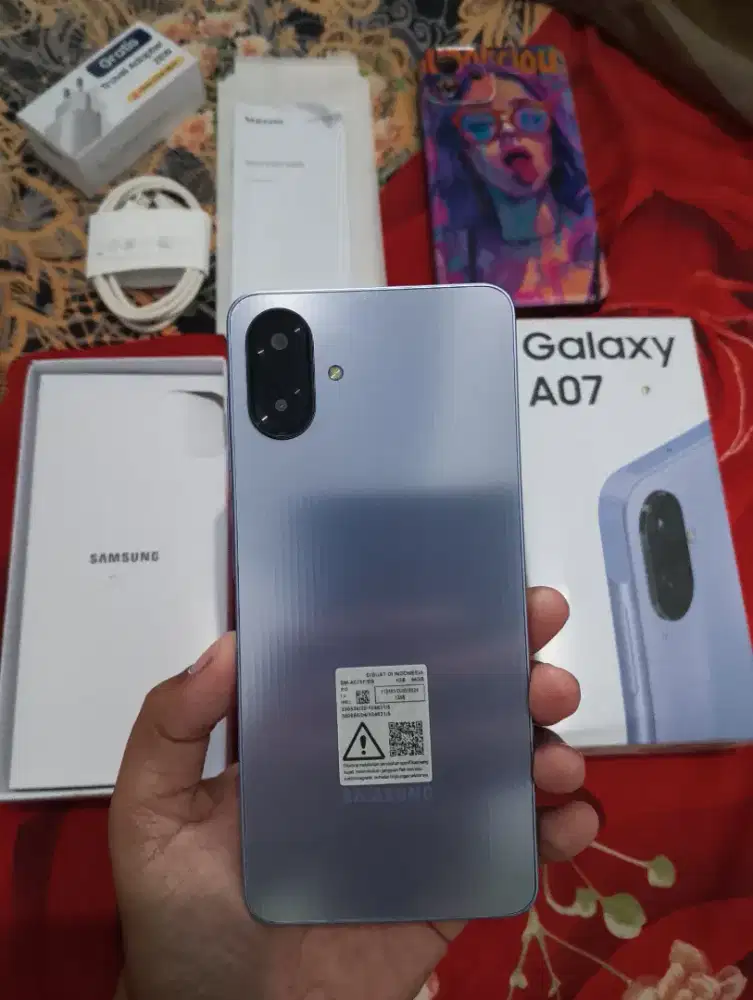 Hp Samsung Galaxy A07 Ram 4+4/64GB Fullset