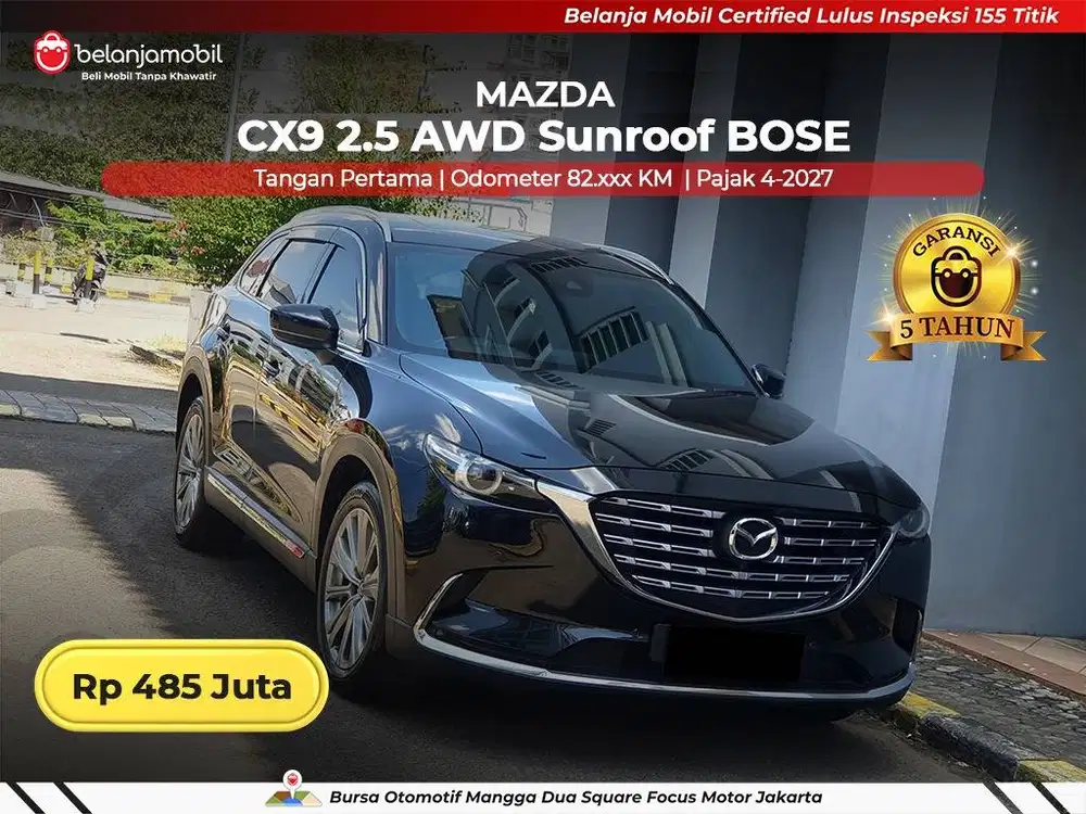 [GARANSI 5THN AWD] Mazda CX9 CX-9 CX 9 2.5 Sunroof BOSE 2022/2023/2024