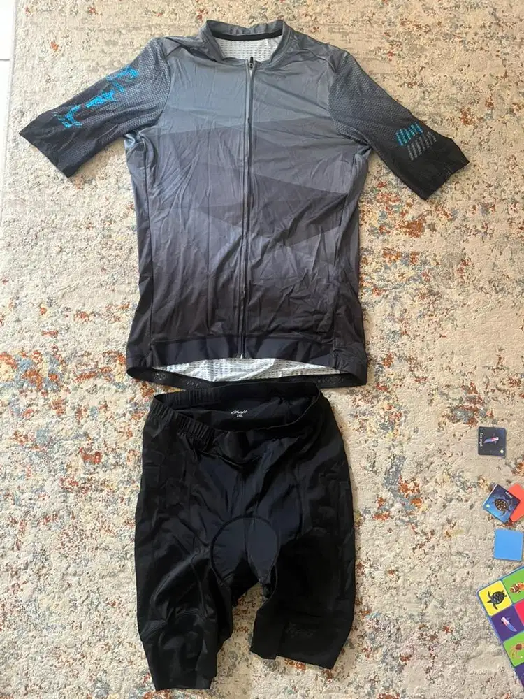 CHEJI Baju Jersey Sepeda Pria 2XL Baju Sepeda Baju Gowes Celana Sepeda