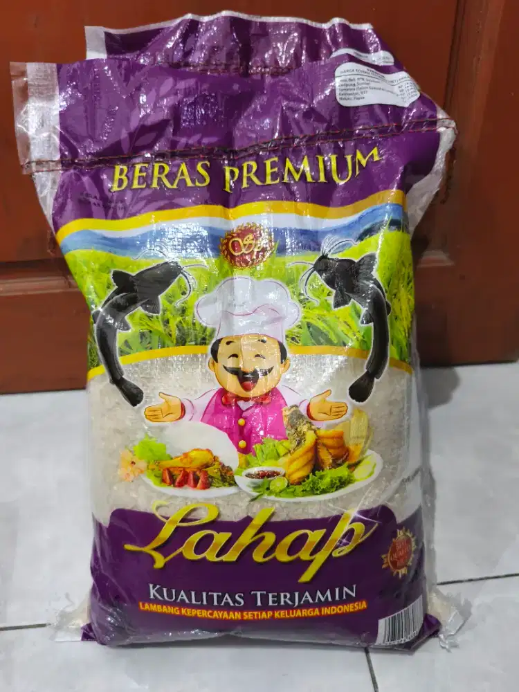 Jual Beras Premium Lahap 5kg
