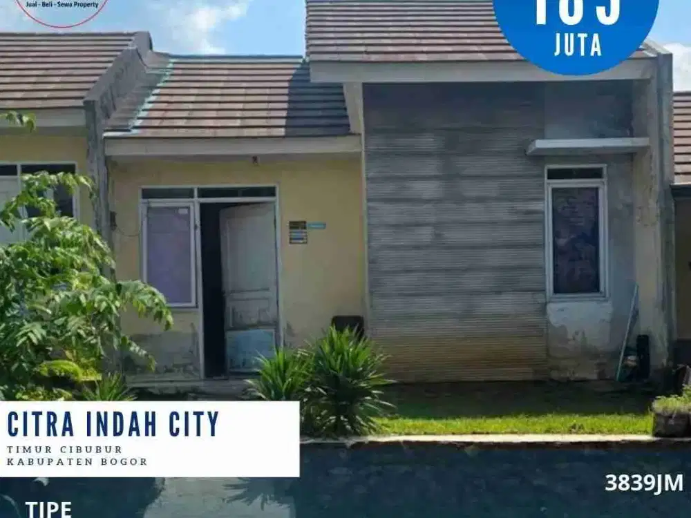 Dijual murah rumah dicitra Indah city cileungsi jonggol