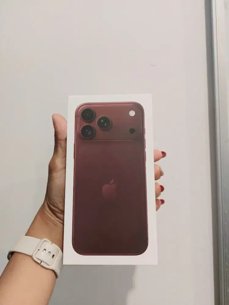 IPHONE 18 PRO MAX 2TB BURGUNDY NEW SEGEL GARANSI RESMI IBOX