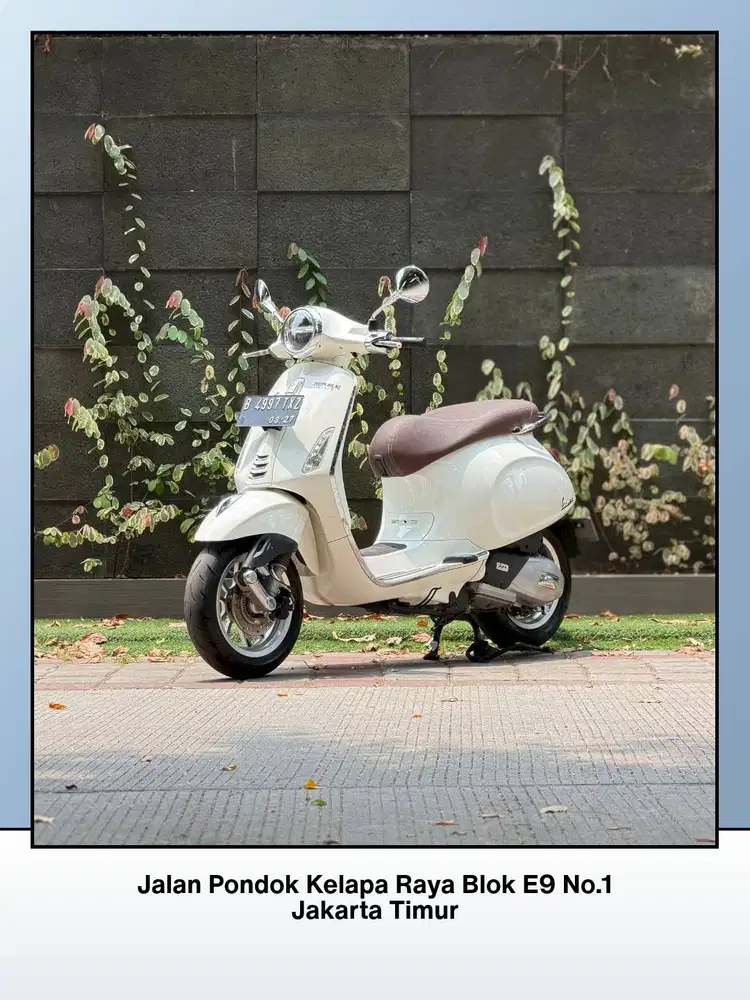 TERMURAH PIAGGIO VESPA PRIMAVERA 150 IGET ABS LED TAHUN 2021 WHITE