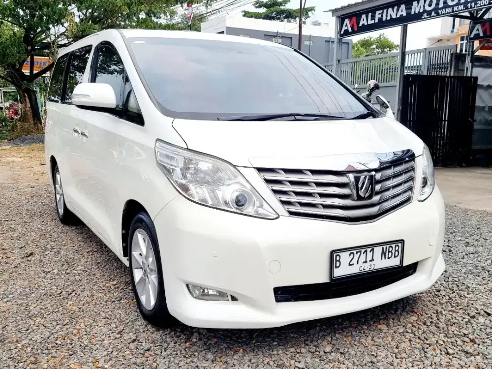 Toyota Alphard 2.4 Matic 2011 Full Orisinil Terawat Sangat Istimewa