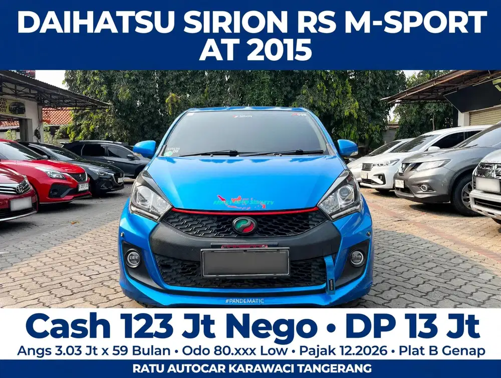 DP 13JT SIRION RS M SPORT AT 2015 LOW KM 80RB ANTIK BLUE EDITION