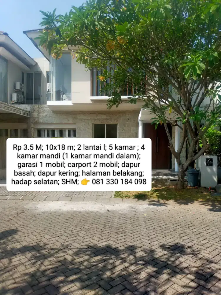 Langka, rumah terawat elegan siap masuk dijual di Citra Garden
