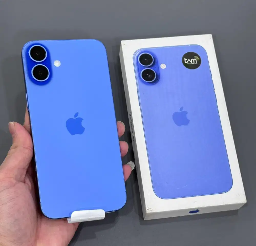 iPhone 16 Plus 128GB Ultramarine Resmi iBox mulus