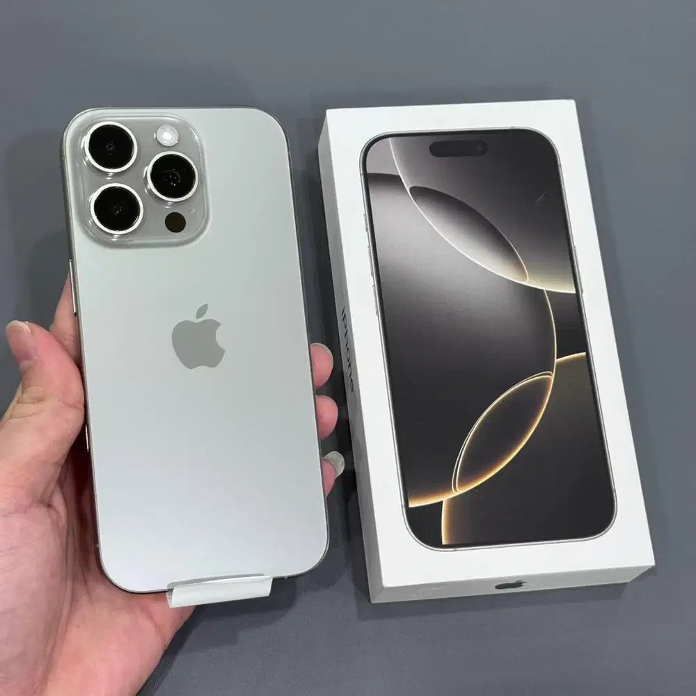 iPhone 16 Pro 256GB Natural Titanium Resmi iBox
