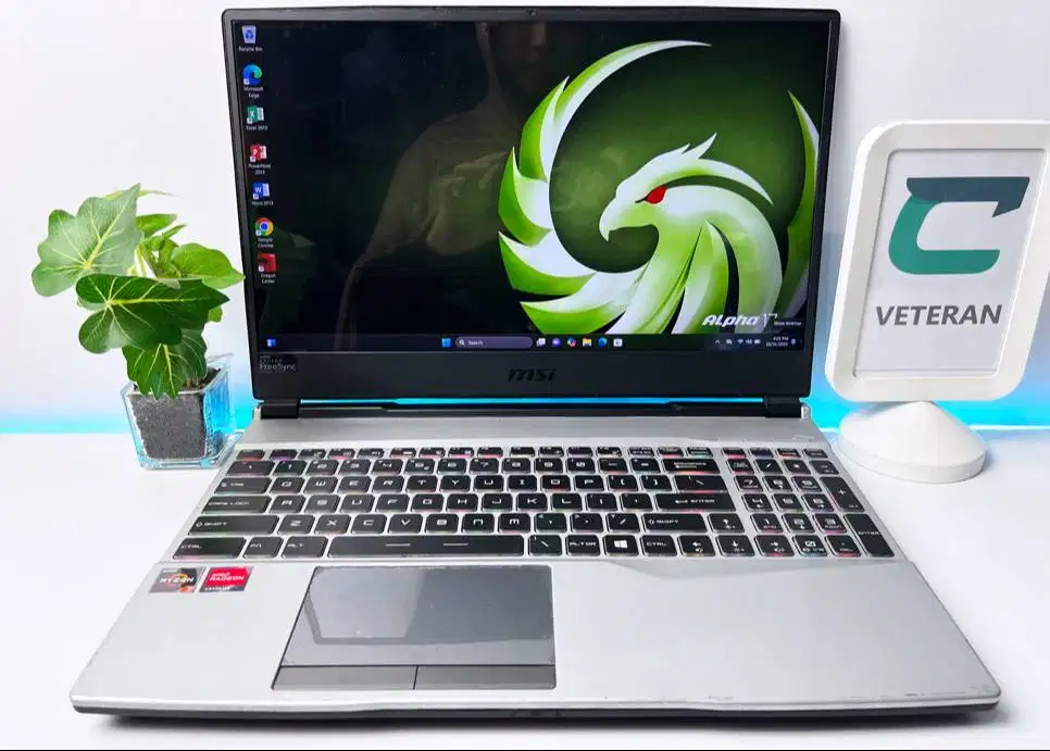 Laptop MSI Alpha 15 Fullset Super Gaming Ssd 512gb Ram 16gb