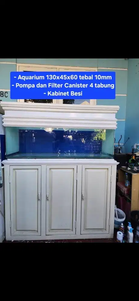 Aquarium kabinet besi