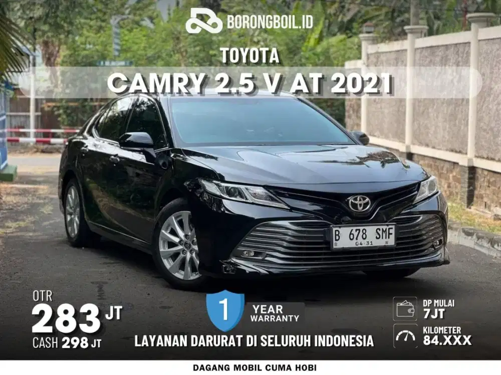FACELIFT | TOYOTA CAMRY 2.5 V AT 2021 HITAM