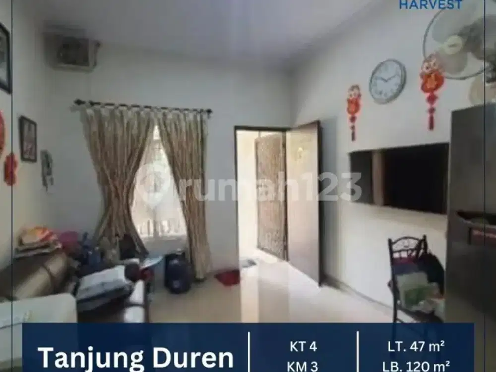 Dijual Rumah 2 Lantai Tanjung Duren Strategis