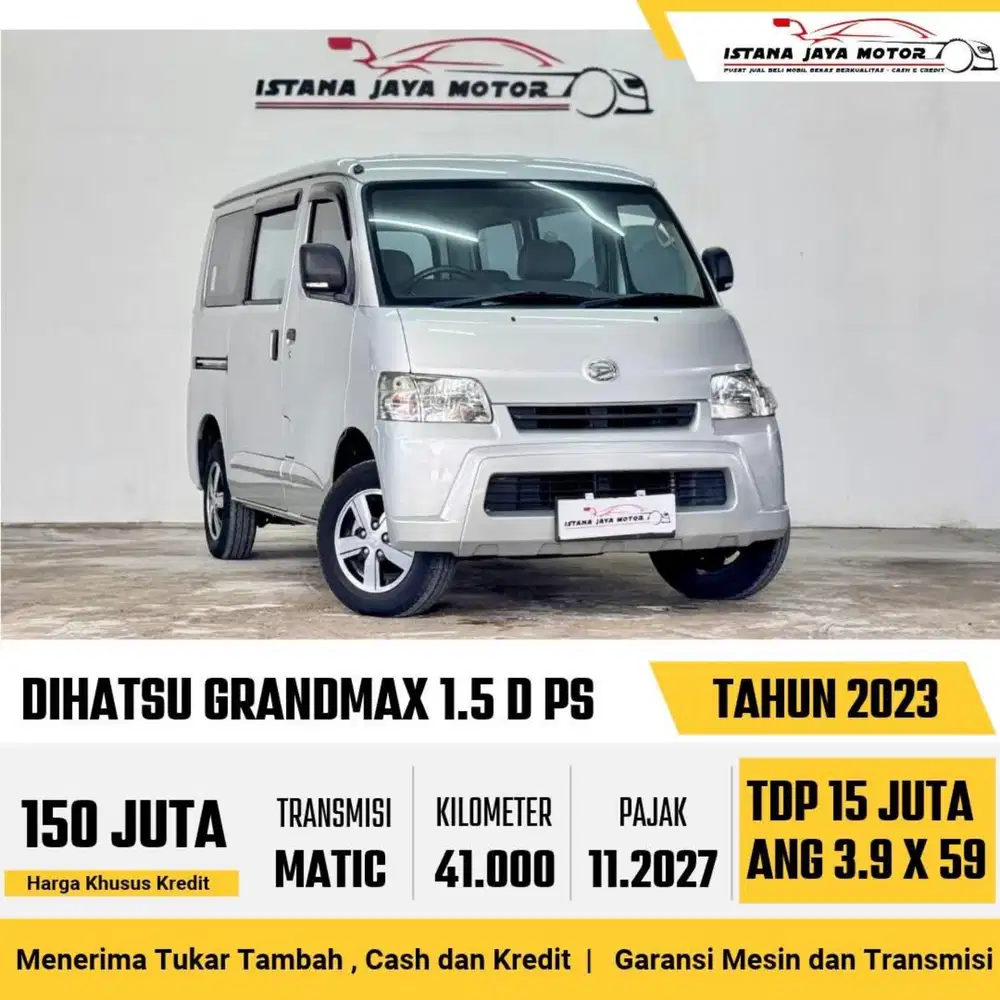 Daihatsu Granmax minibus 1.5 D PS MT th 2023 #istana jaya motor