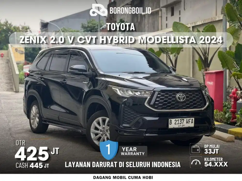 ISTIMEWA | TOYOTA INNOVA ZENIX V HYBRID MODELLISTA 2024 HITAM