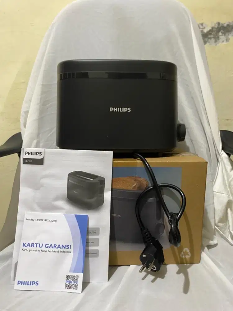 Pemanggang Roti Listrik Philips - Toaster Philips - HD2510/90