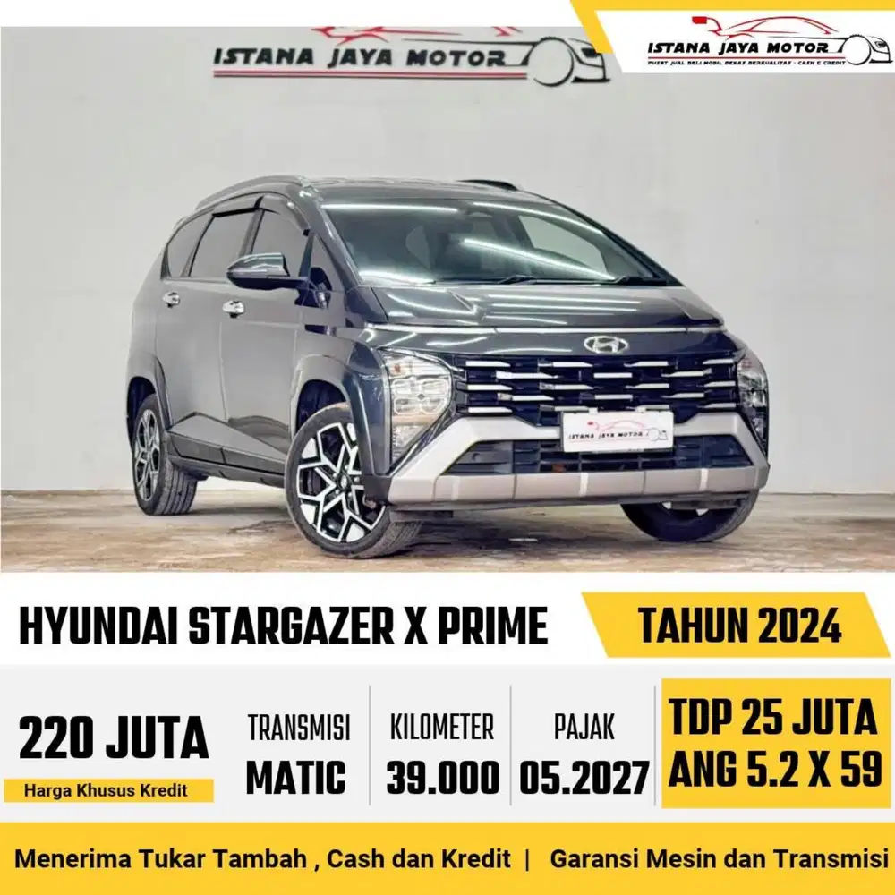Hyundai Stargazer X Prime IVT th 2024 #istana jaya motor