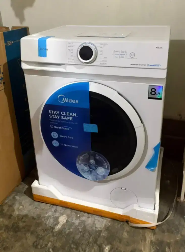 Midea Mesin Cuci Front Loading Washer 8.5Kg MF100W85BN