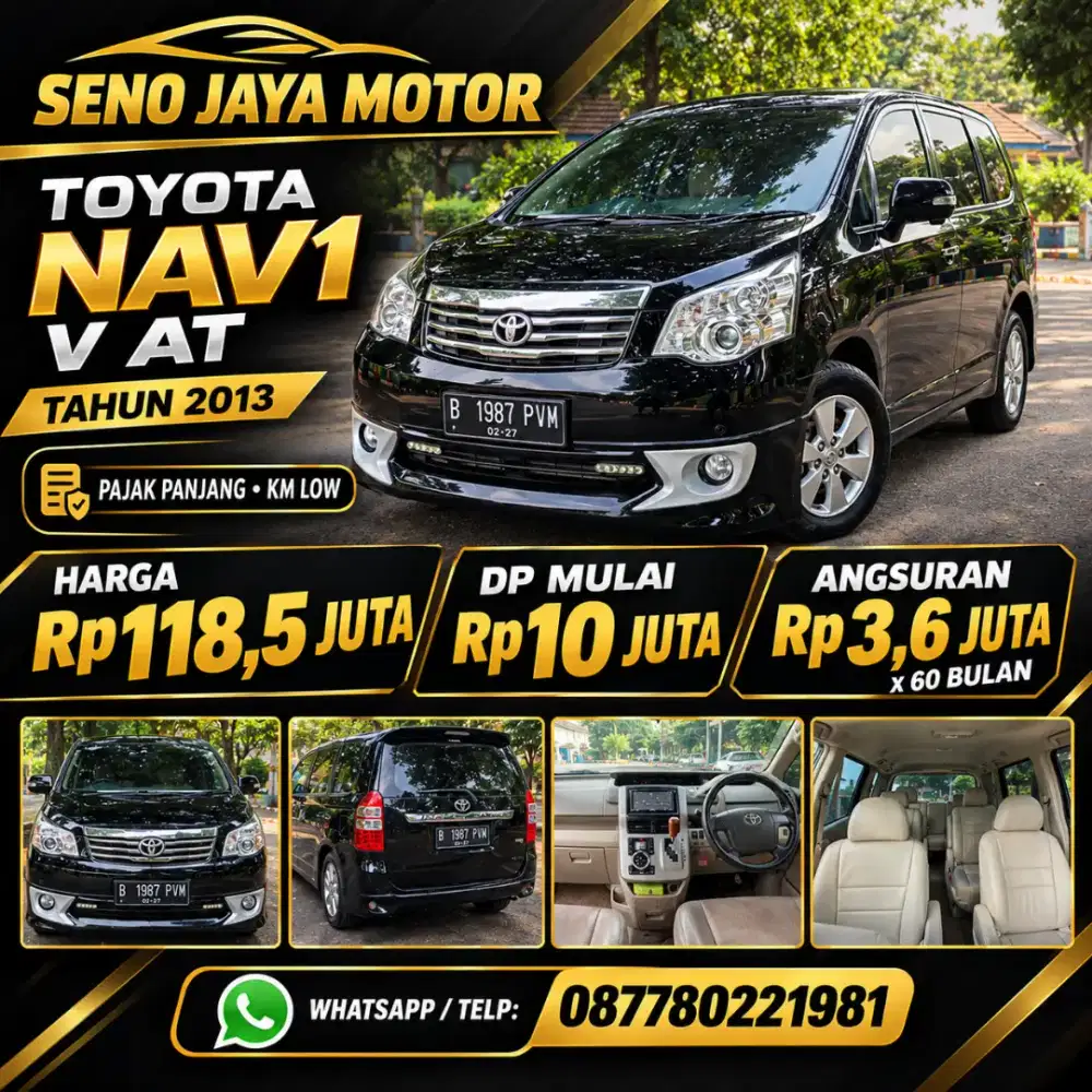 Toyota NAV1 tipe V Mewah Murah BU cepat