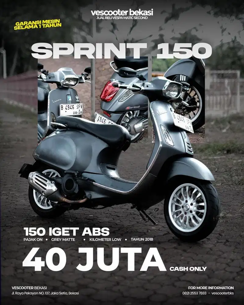 VESPA SPRINT 150 IGET ABS 2018