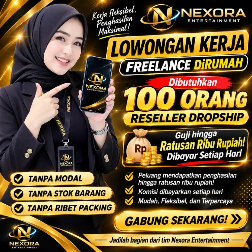 BUTUH 100 RESELLER DROPSHIP