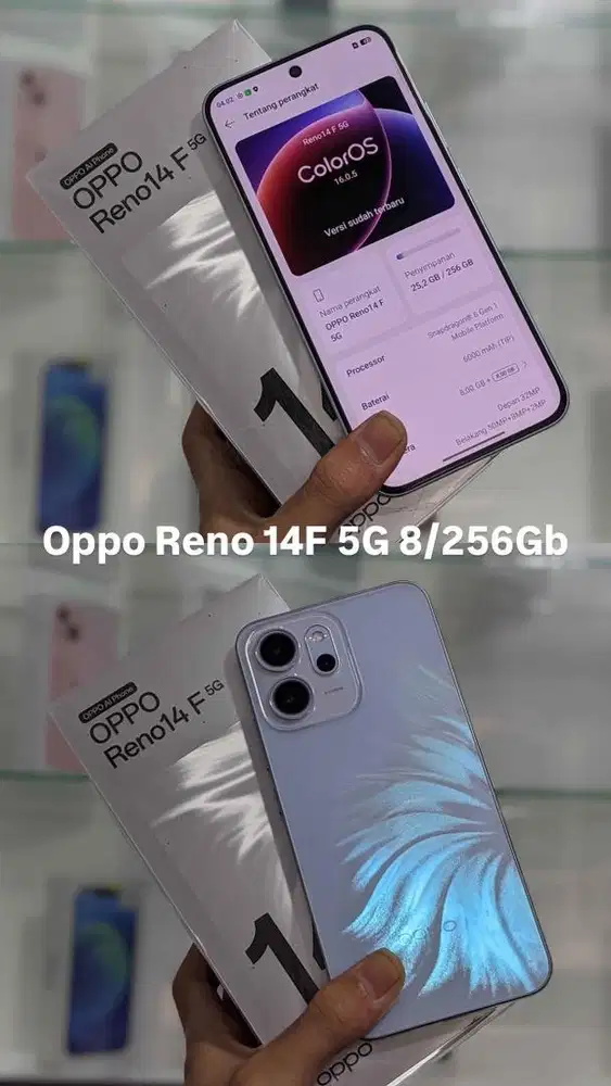 Oppo Reno 14F 5G 8/256Gb Fullset Ori