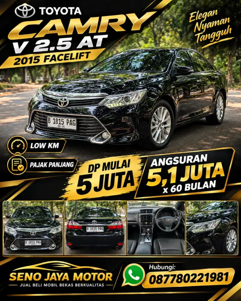 Camry V 2.5 AT Murah saja Dp.5jt