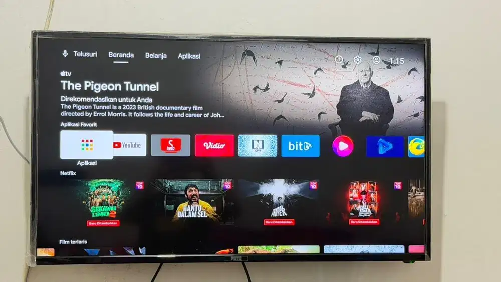 tv led  + STB 40inc