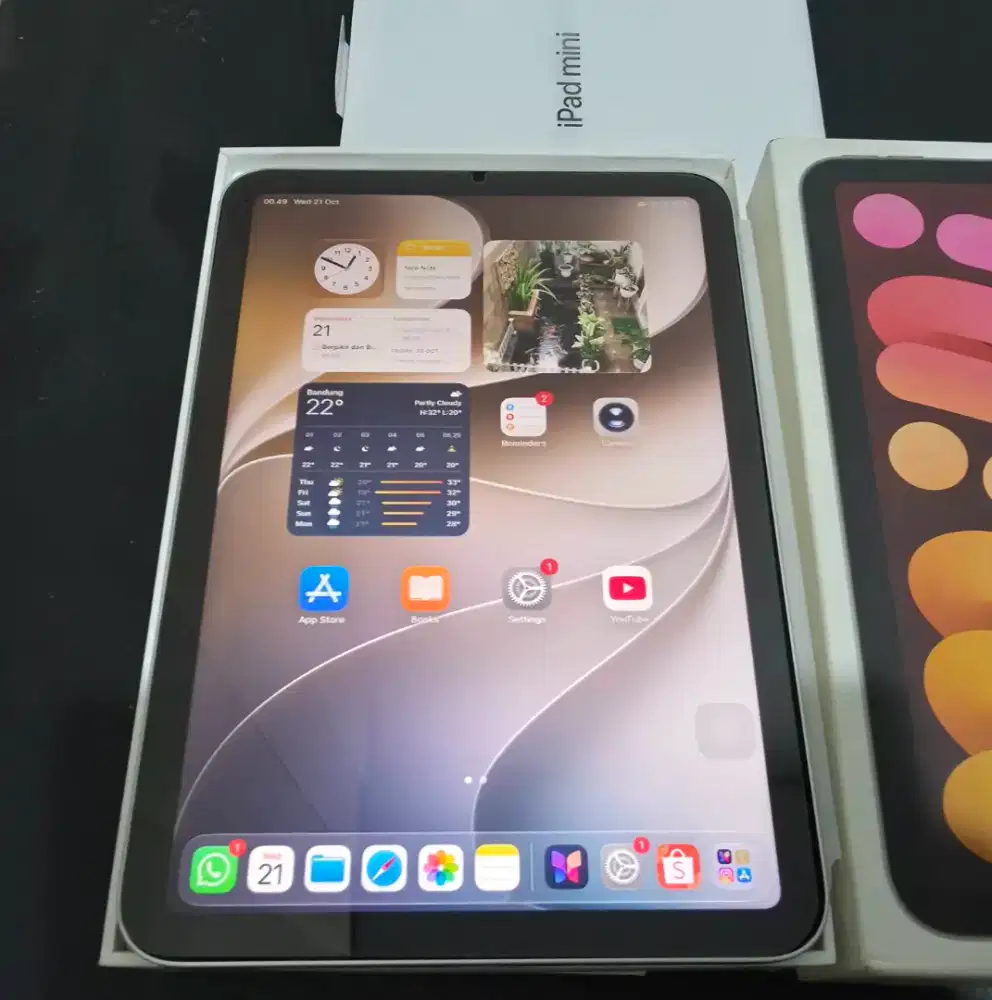 Garansi On iPad Mini 7 (A 17 Pro) 128 GB (Bisa Apple intelligence)