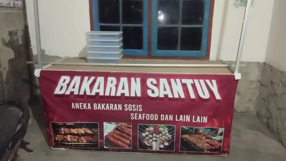 Jual gerobak Bakaran sosis