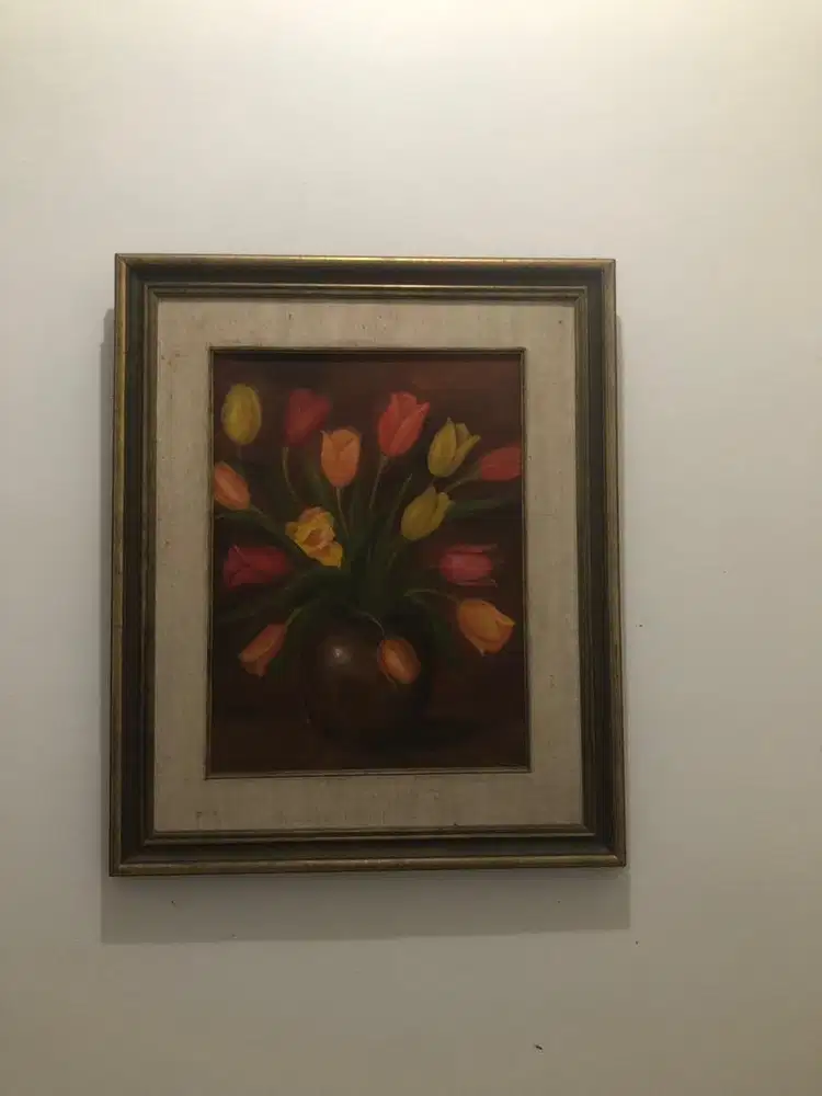 Lukisan Bunga warna warni