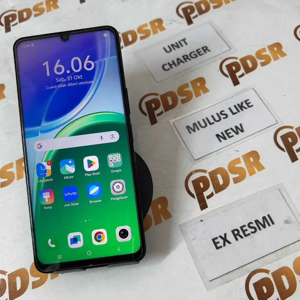 VIVO Y11D BLACK 4/64 UNIT & CHARGER ORIGINAL GARANSI PANJANG
