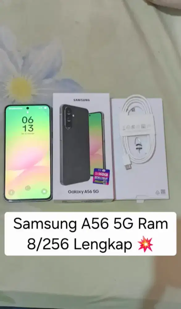Samsung A56 5G Ram 8/256 Ori SEIN Lengkap Like New