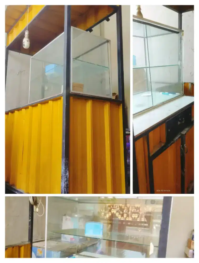 Etalase jualan container