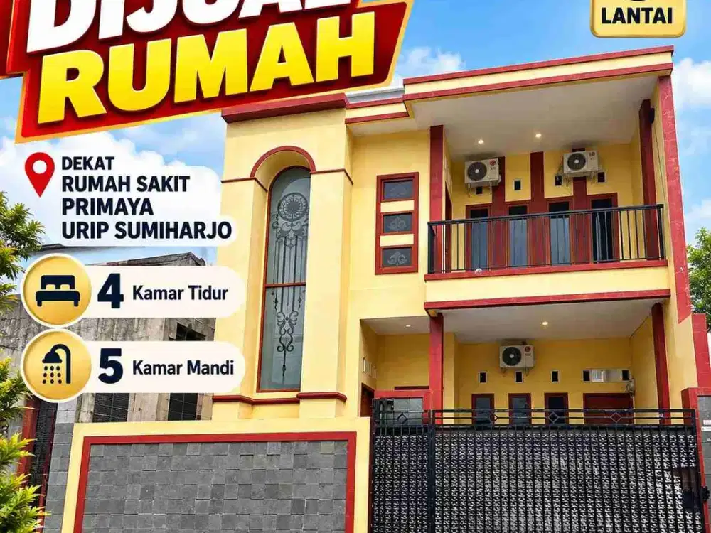 dijual rumah dekat RS primaya urip