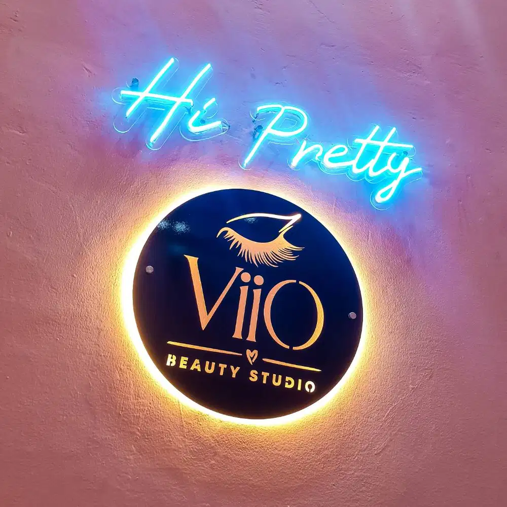 SIGN LOGO AKRILIK LED MENYALA CUSTOM DESIGN