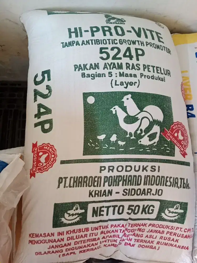 pur pakan ayam petelur 524P