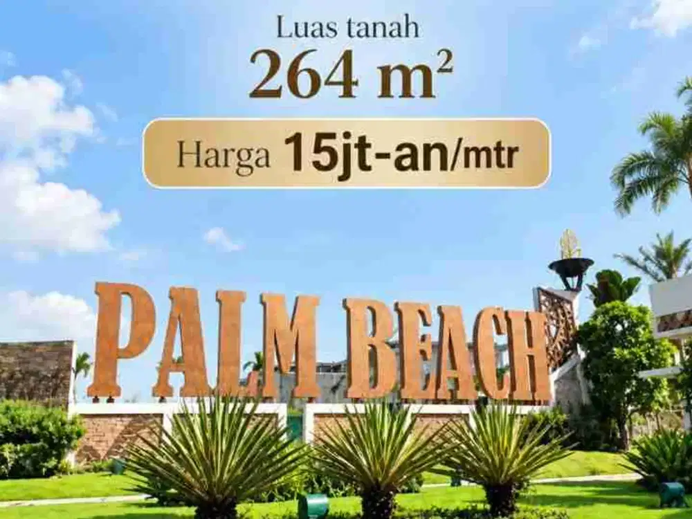 15jt-an/mtr Kavling Bahama Palm Beach - Pakuwon City