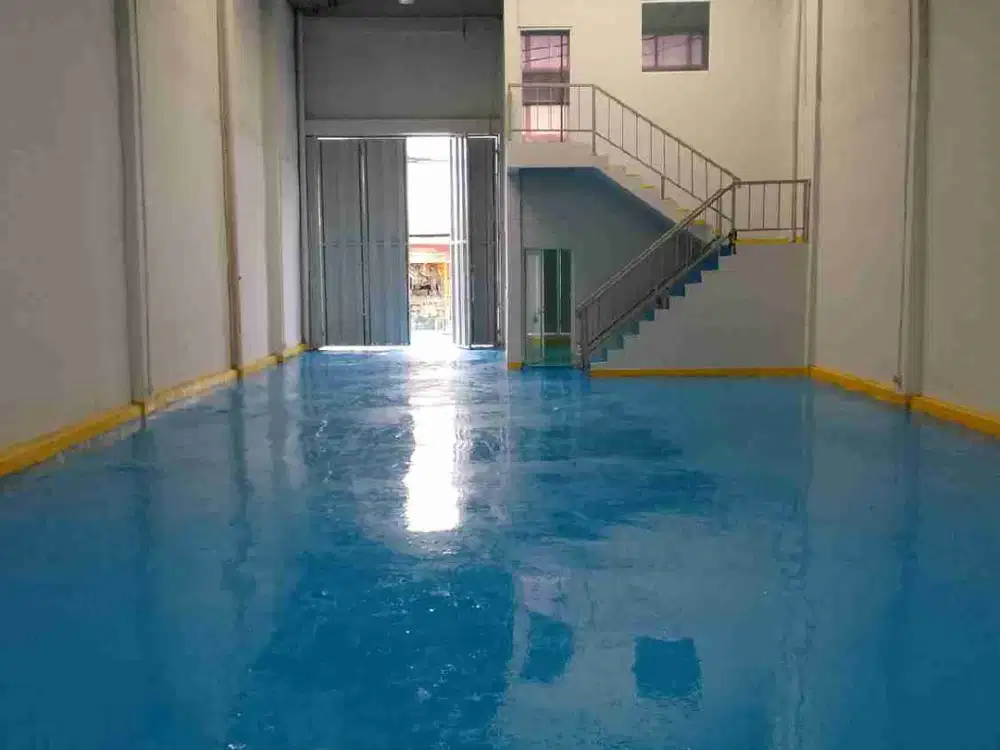 DISEWA GUDANG SIAP PAKAI IJIN INDUSTRI MICRO FULL EPOXY DI KALIDERES JAKARTA BARAT
