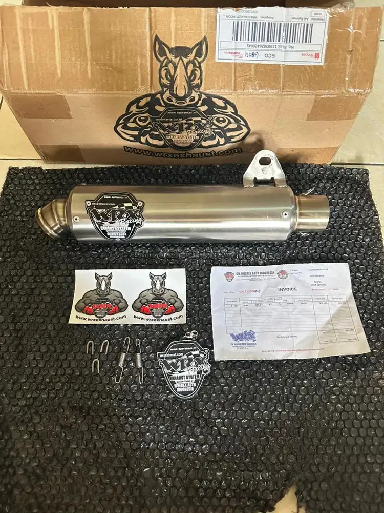 Knalpot/silincer/muffler WRX GP5 V2 K2 (r15,gsx,cbr250rr,ninja250,r25)