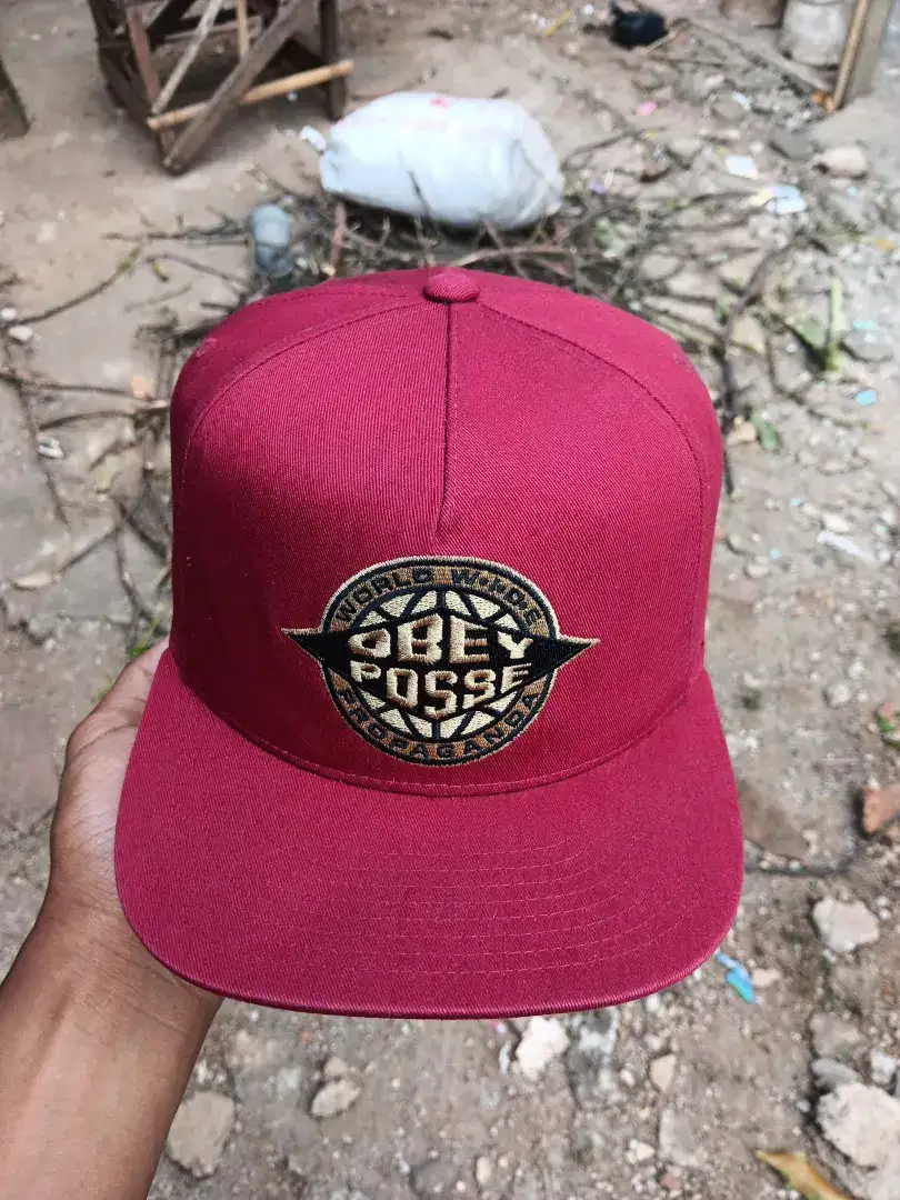 Topi Caps Cap Sb Snapback Hat Hats Obey Authentic Original