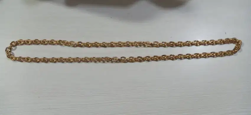 Kalung titanium rose gold tebal berat keren mewah cuma 150rb stock 1LE