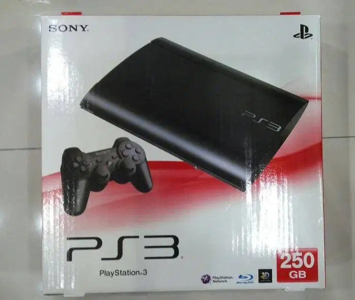 Ps3 Super Slim Hdd 250gb Full Games 2 stik wireless fullgames