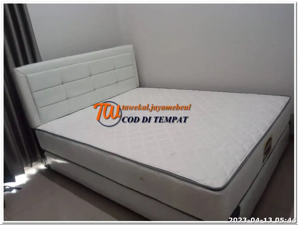SET SPRINGBED JAVALAND PANDA GARANSI PEGAS 10 THN SET DIVAN MINIMALIS